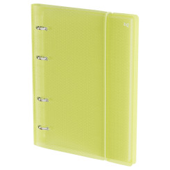 Тетрадь на кольцах BG Neon с резинкой - А5 - 120 листов - Желтая Тетрадь на кольцах BG Neon с резинкой - А5 - 120 листов - Желтая
