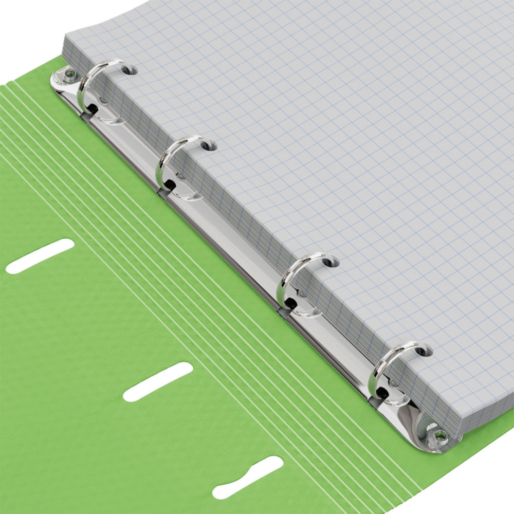 Тетрадь на кольцах BG Neon с резинкой - А5 - 120 листов - Салатовая Тетрадь на кольцах BG Neon с резинкой - А5 - 120 листов - Салатовая