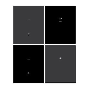 Тетрадь BG Monocolor. Black. Concise - А5 - 48 листов - Клетка