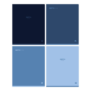 Тетрадь BG Monocolor. Blue - А5 - 48 листов - Клетка