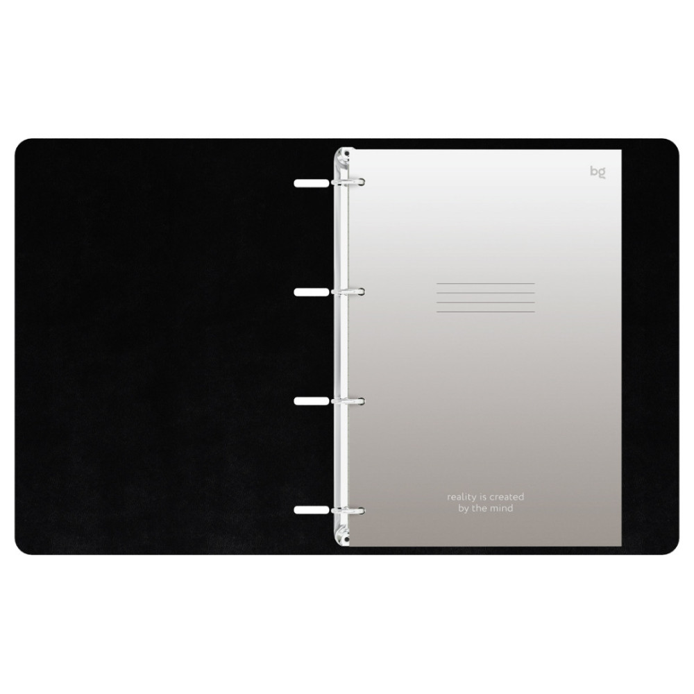 Тетрадь на кольцах BG Моно - А4 - 120 листов - Клетка - Бежевая Тетрадь на кольцах BG Моно - А4 - 120 листов - Клетка - Бежевая