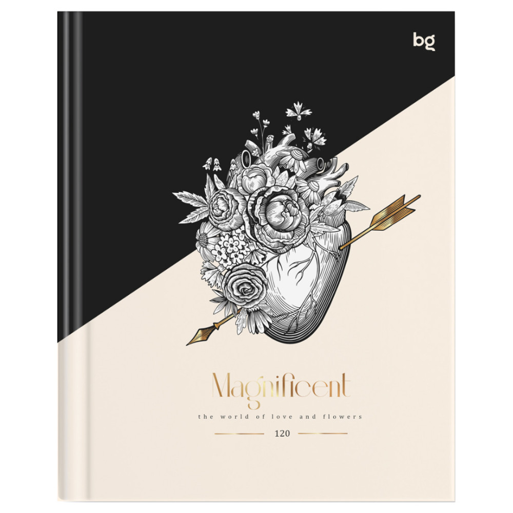 Тетрадь на кольцах BG Magnificent - А5 - 120 листов - Клетка Тетрадь на кольцах BG Magnificent - А5 - 120 листов - Клетка