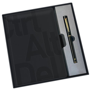 Набор ежедневник недатированный BG Ctl+Alt+Del с ручкой - 136 листов - А5 - Черный