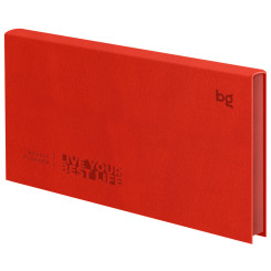 Еженедельник недатированный BG Waltz.Scarlet red - А6 - 64 л - Красный