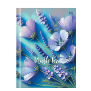 Бизнес-блокнот BG Цветы с любовью - А6 - 80 листов