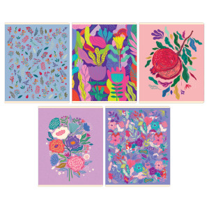 Тетрадь BG Лепестки - А5 - 48 листов - Линейка