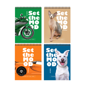 Блокнот BG Создай настроение - А5 - На спирали - 60 л