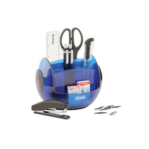 Набор настольный вращающийся Berlingo FR - 9 предметов - Пластик - Синий