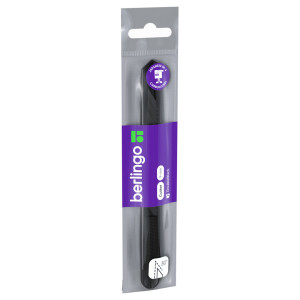 Нож канцелярский Berlingo Double Black - 9 мм