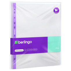Файлы с перфорацией Berlingo Mirror - А4 - 30 мкм - Глянцевые - 100 шт Файлы с перфорацией Berlingo Mirror - А4 - 30 мкм - Глянцевые - 100 шт