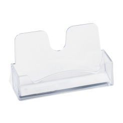 Подставка для визиток Стамм - Прозрачная - 40*100*55 мм