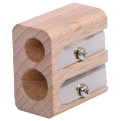 Точилка деревянная Berlingo Green Series - 2 отверстия