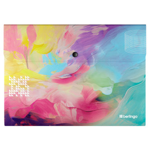 Папка-конверт Berlingo Collision XS на кнопке - 330 мкм - А4 - Рисунок