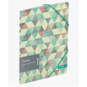 Папка на резинке Berlingo Triangle - А4 - 600 мкм - Рисунок