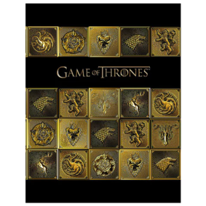 Тетрадь на кольцах HATBER Игра престолов- А5 - 120 листов - Клетка