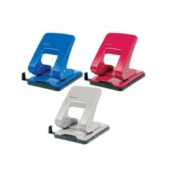 Дырокол с линейкой Berlingo Universal - 40 листов - Металлический - Ассорти