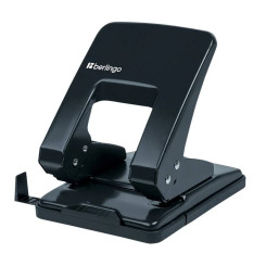 Дырокол с линейкой Berlingo Universal - 40 листов - Металлический