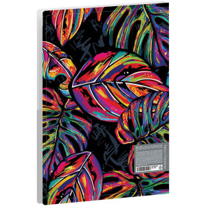 Папка на 2 кольца Berlingo Neon Paradise - А4 - 24 мм - Рисунок