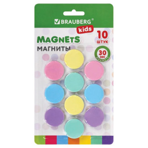 Магниты для доски Brauberg Kids Macaroons - 10 шт