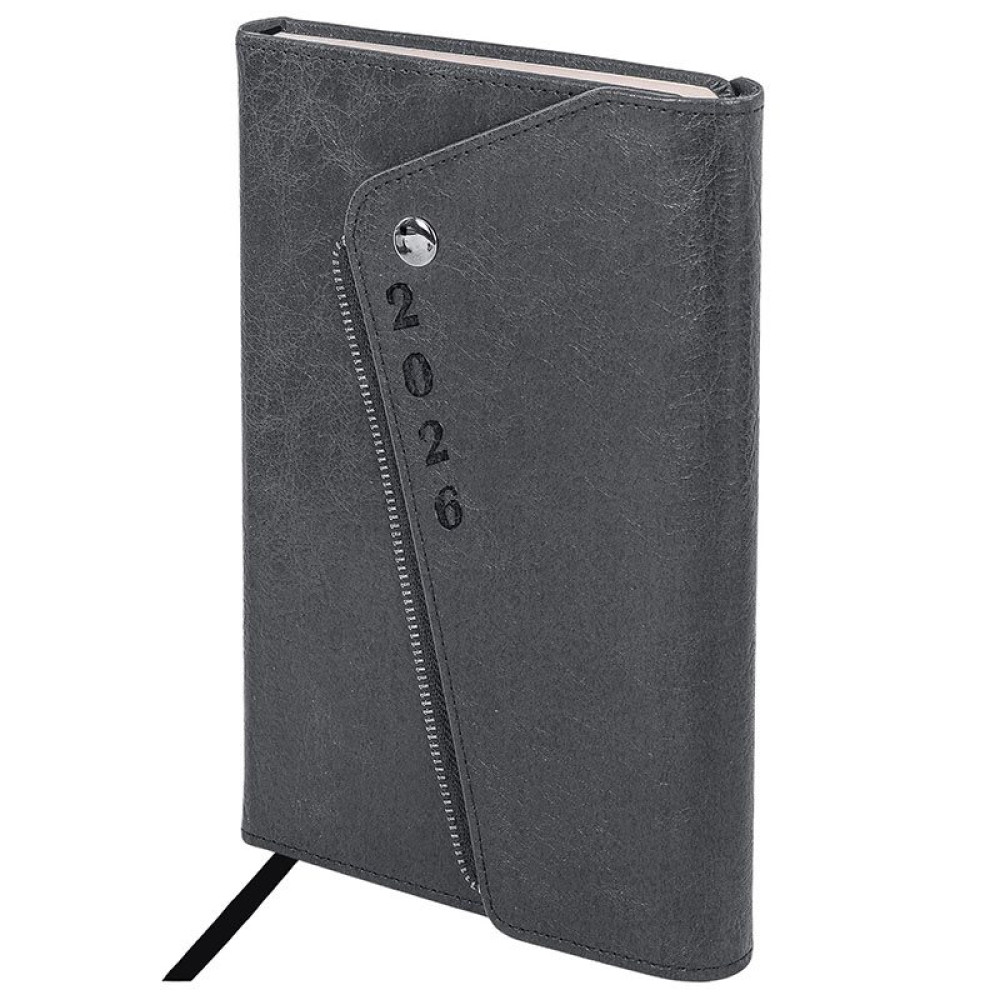 Ежедневник датированный Brauberg Jacket - 168 листов - А5 - Серый Ежедневник датированный Brauberg Jacket - 168 листов - А5 - Серый