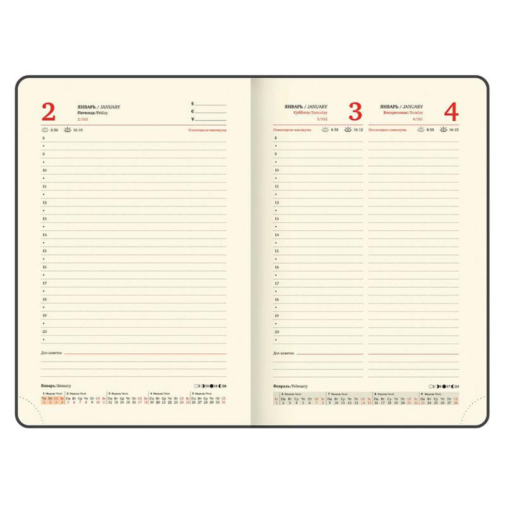 Ежедневник датированный Brauberg Jacket - 168 листов - А5 - Серый Ежедневник датированный Brauberg Jacket - 168 листов - А5 - Серый