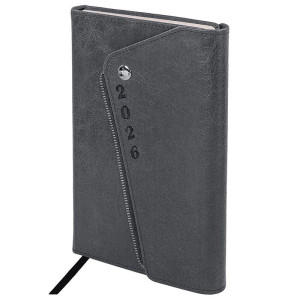 Ежедневник датированный Brauberg Jacket - 168 листов - А5 - Серый