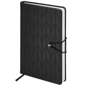 Ежедневник недатированный Brauberg Braided - 160 листов - А5 - Черный
