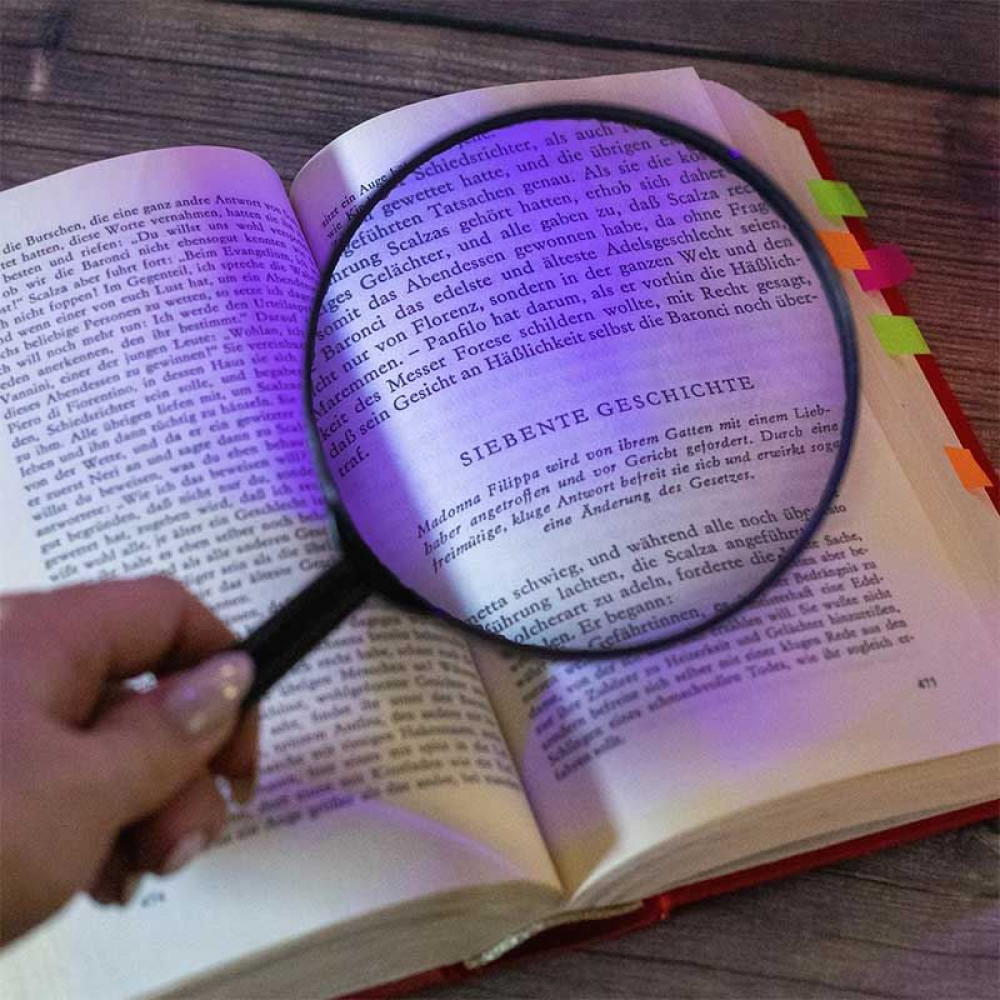 Лупа Brauberg - 100 мм - 3-кратное увеличение Лупа Brauberg - 100 мм - 3-кратное увеличение