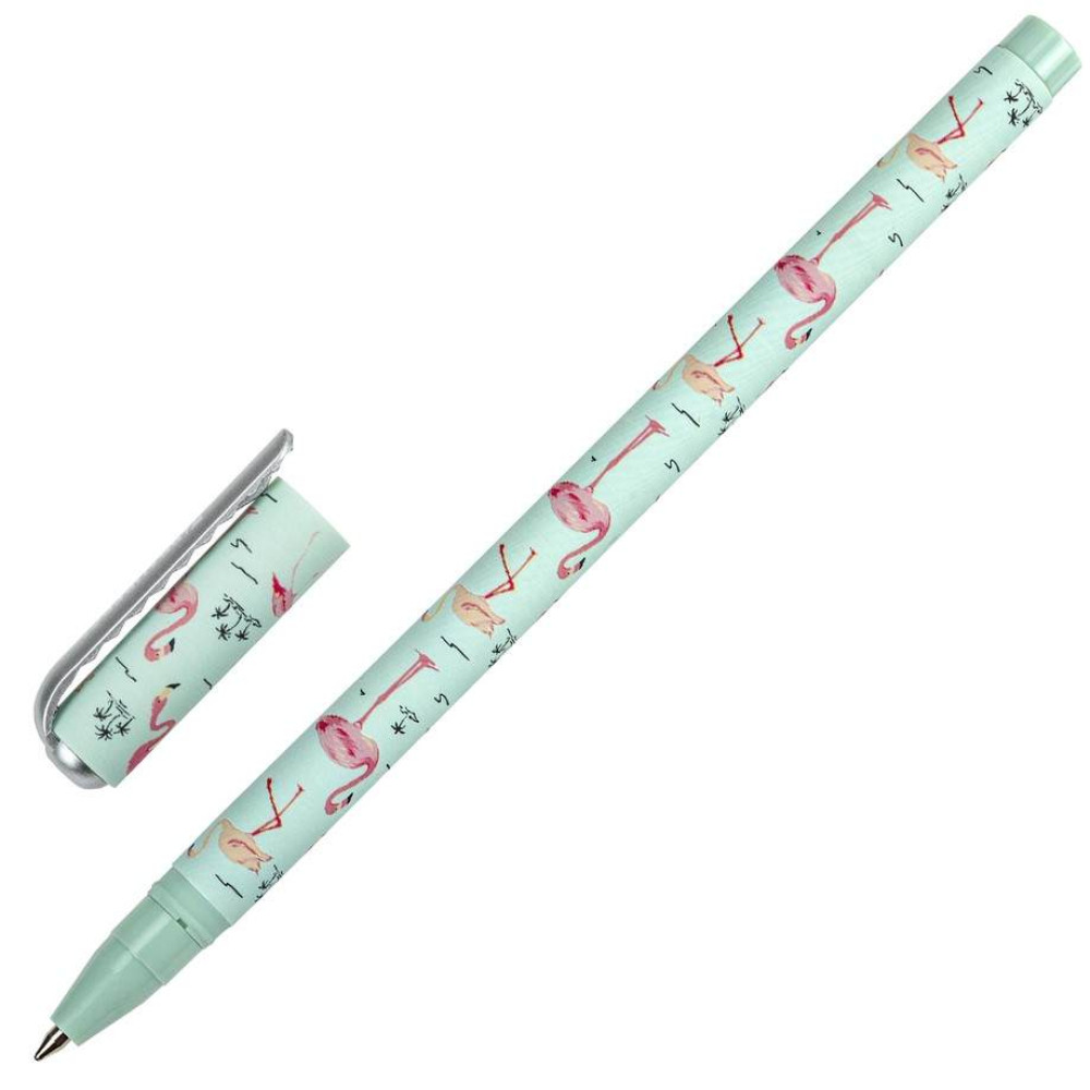 Ручка шариковая Brauberg Soft Touch Stick Flamingo - 0,7 мм - Синяя Ручка шариковая Brauberg Soft Touch Stick Flamingo - 0,7 мм - Синяя