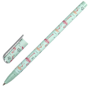 Ручка шариковая Brauberg Soft Touch Stick Flamingo - 0,7 мм - Синяя
