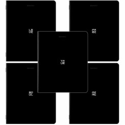 Тетрадь Brauberg Soft-Touch Gloom - А5 - 48 л - Клетка