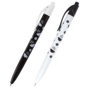 Авторучка шариковая Brauberg Coffee - 0,7 мм - Синяя