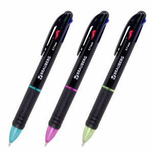 Авторучка шариковая Brauberg Multicolor - 0,35 мм - Ассорти