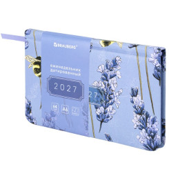 Еженедельник датированный 2027 Brauberg Vista Lavander - А6 - 64 л