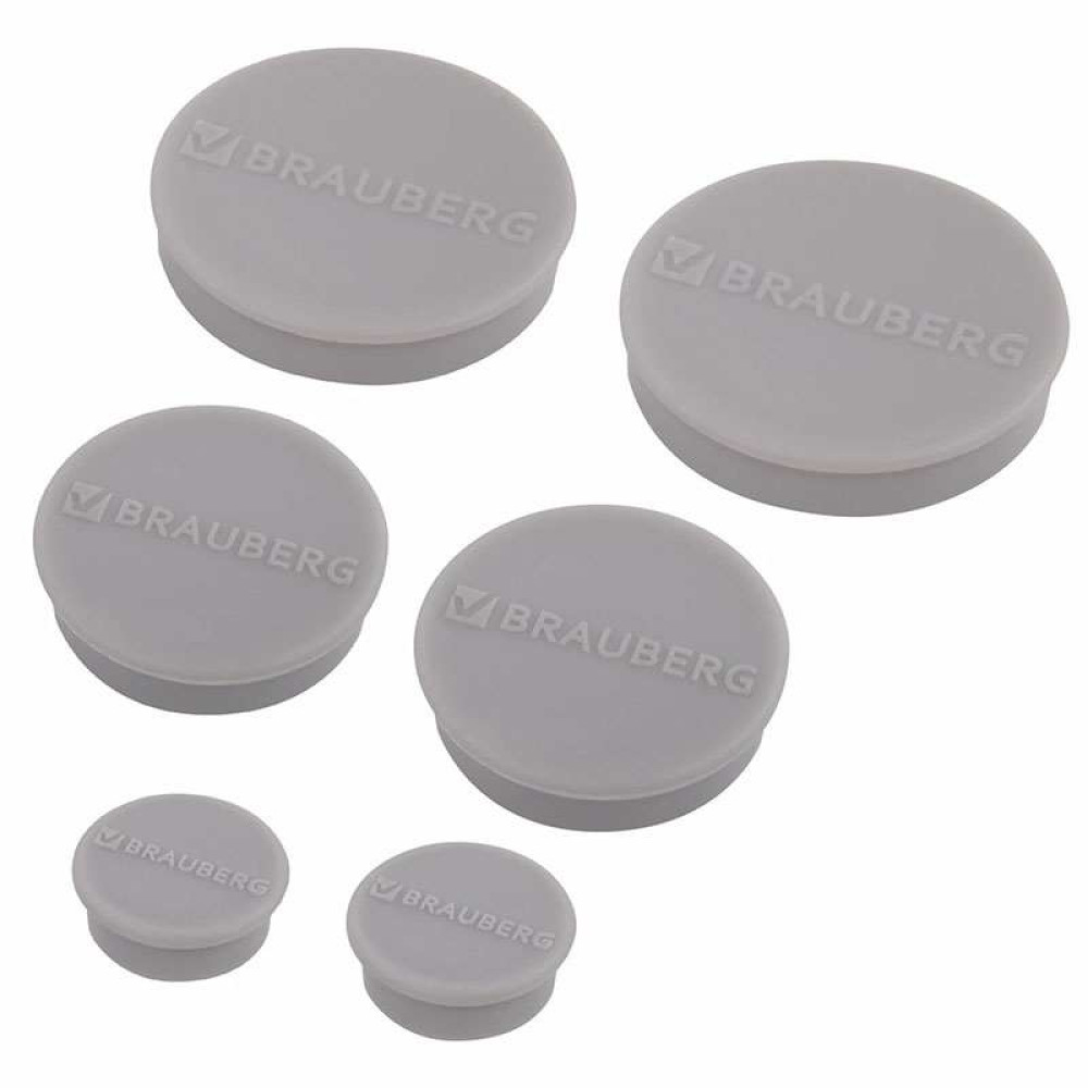 Магниты для доски мощные Brauberg Super - 6 шт Магниты для доски мощные Brauberg Super - 6 шт
