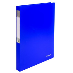 Папка на 2 кольцах Brauberg Neon - А4 - 25 мм - Неоновая синяя