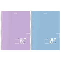 Тетрадь Brauberg UltraTone - А4 - 96 листов - На спирали - Клетка