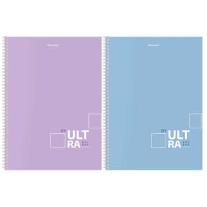 Тетрадь Brauberg UltraTone - А4 - 96 листов - На спирали - Клетка