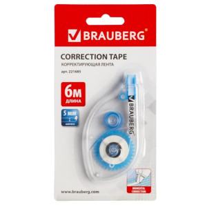 Корректирующий роллер Brauberg Standard - 5 мм * 6 м