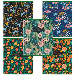Тетрадь общая Brauberg Wild Flowers - А5 - 96 л - Клетка