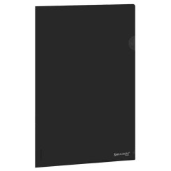 Папка-уголок Brauberg Universal - А4 - 180 мкм - Чёрная