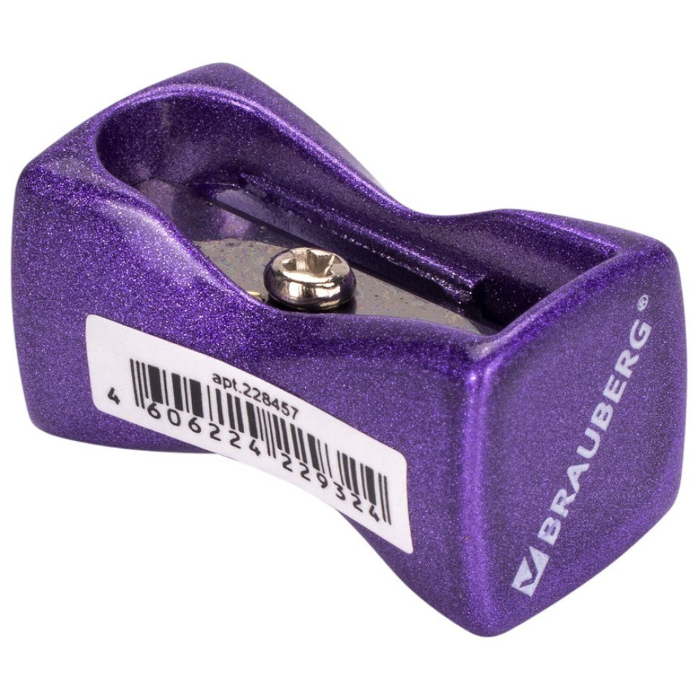 Точилка металлическая Brauberg ZigZag - 1 отверстие Точилка металлическая Brauberg ZigZag - 1 отверстие
