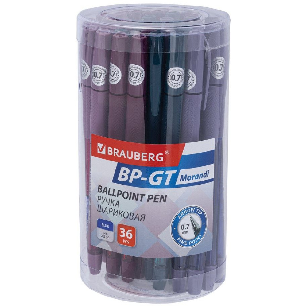 Ручка шариковая Brauberg Morandi BP-GT - 0,7 мм - Синяя Ручка шариковая Brauberg Morandi BP-GT - 0,7 мм - Синяя
