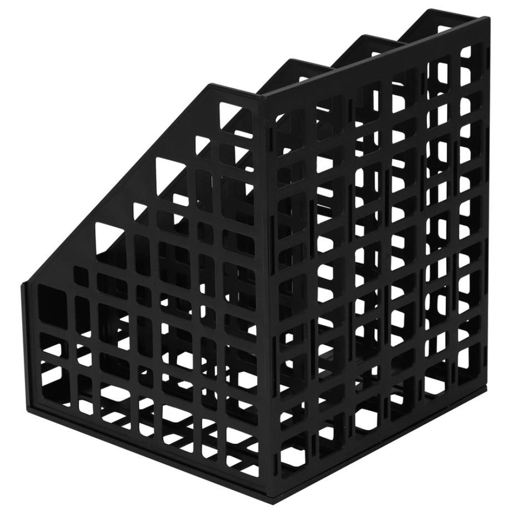 Лоток вертикальный Brauberg Ultra - 3 отделения - Пластик - Чёрный Лоток вертикальный Brauberg Ultra - 3 отделения - Пластик - Чёрный