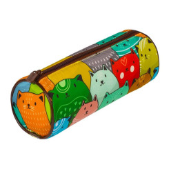 Пенал-тубус Brauberg Cats - 220*80*80 мм - Рисунок Пенал-тубус Brauberg Cats - 220*80*80 мм - Рисунок