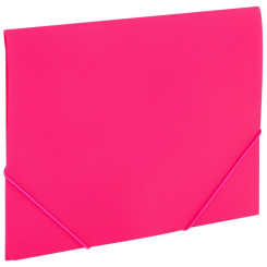 Папка на резинке Brauberg Pixel - А4 - 500 мкм - Розовая