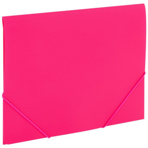 Папка на резинке Brauberg Pixel - А4 - 500 мкм - Розовая