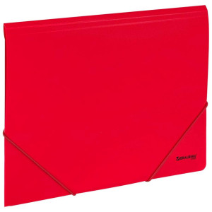 Папка на резинке Brauberg Universal - А4 - 500 мкм - Красная