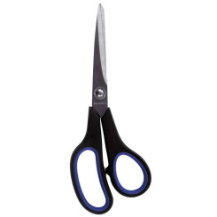 Ножницы Brauberg Soft Grip - 216 мм - Черно-синие
