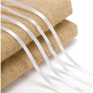 Лента обвязочная атласная Brauberg - 6 мм - 1 м - Белая